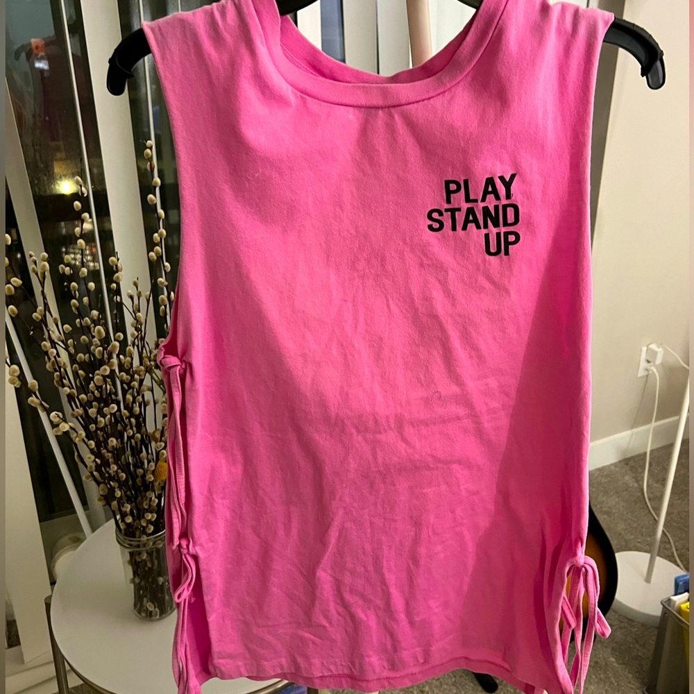 Play brand cute pink cotton shirt size M
